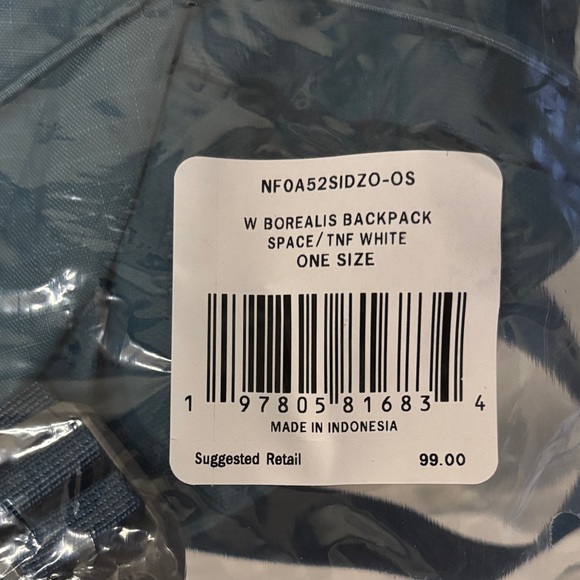 NWT The North Face Women's Borealis Backpack, Color: Space / TNF White - Picture 8 of 9